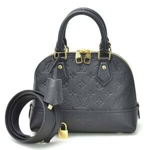 Louis Vuitton Shoulder Bag Monogram Empreinte Neo Alma Noir Black Leather